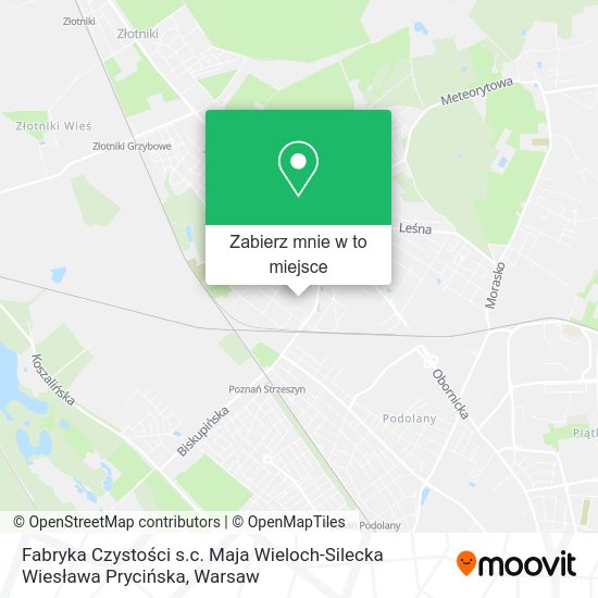 Mapa Fabryka Czystości s.c. Maja Wieloch-Silecka Wiesława Prycińska