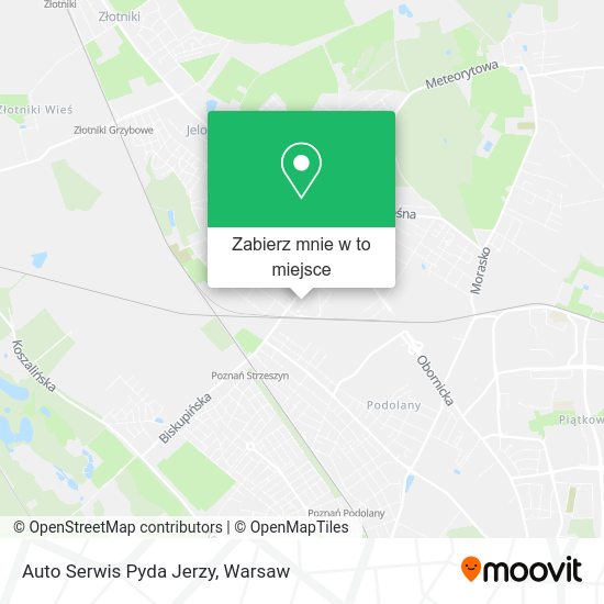 Mapa Auto Serwis Pyda Jerzy