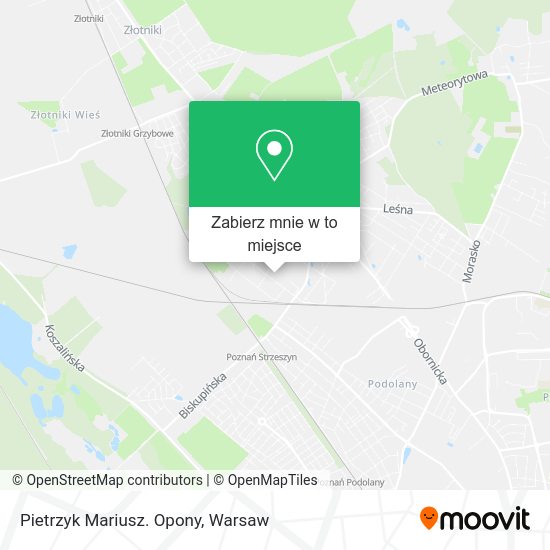 Mapa Pietrzyk Mariusz. Opony