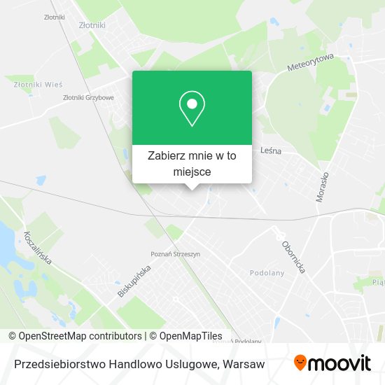 Mapa Przedsiebiorstwo Handlowo Uslugowe