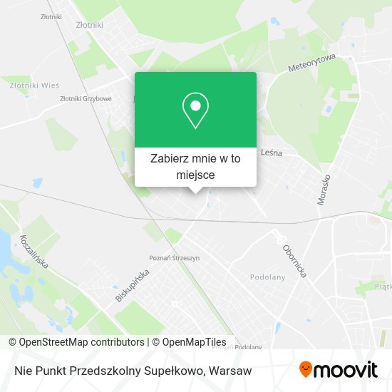 Mapa Nie Punkt Przedszkolny Supełkowo