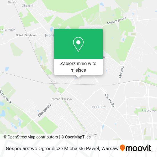 Mapa Gospodarstwo Ogrodnicze Michalski Paweł