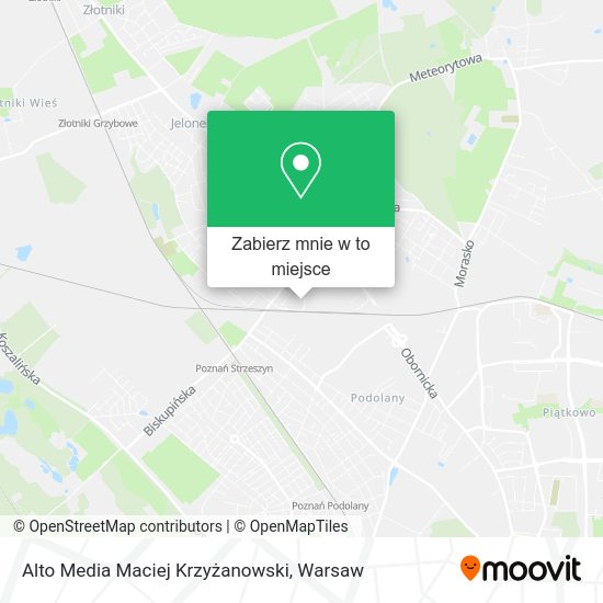 Mapa Alto Media Maciej Krzyżanowski