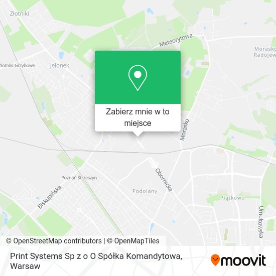 Mapa Print Systems Sp z o O Spółka Komandytowa