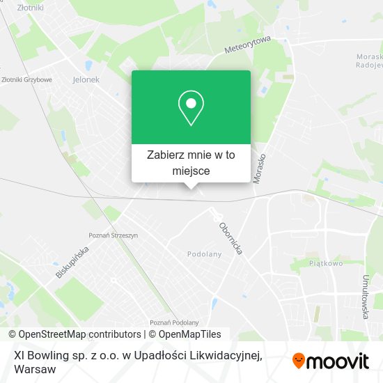 Mapa Xl Bowling sp. z o.o. w Upadłości Likwidacyjnej