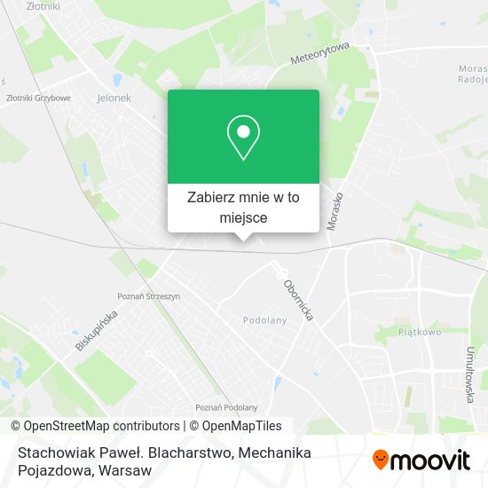 Mapa Stachowiak Paweł. Blacharstwo, Mechanika Pojazdowa