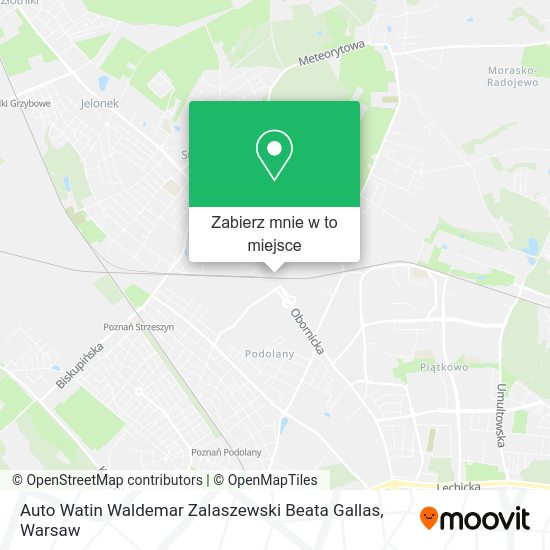 Mapa Auto Watin Waldemar Zalaszewski Beata Gallas