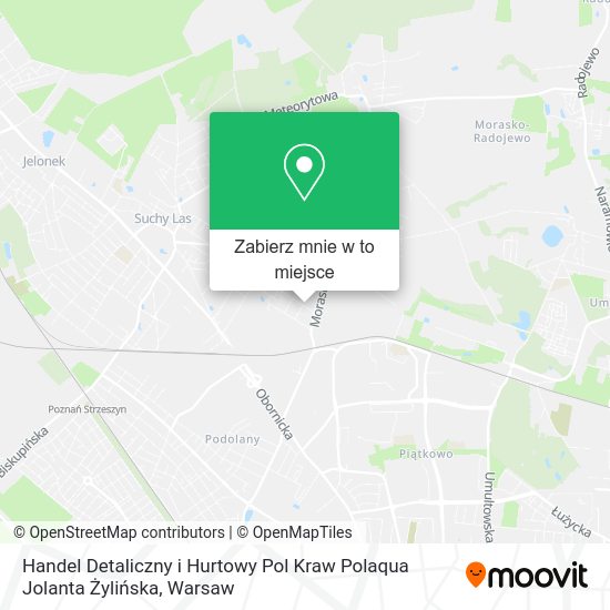 Mapa Handel Detaliczny i Hurtowy Pol Kraw Polaqua Jolanta Żylińska