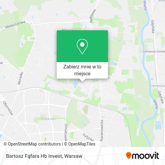 Mapa Bartosz Fąfara Hb Invest