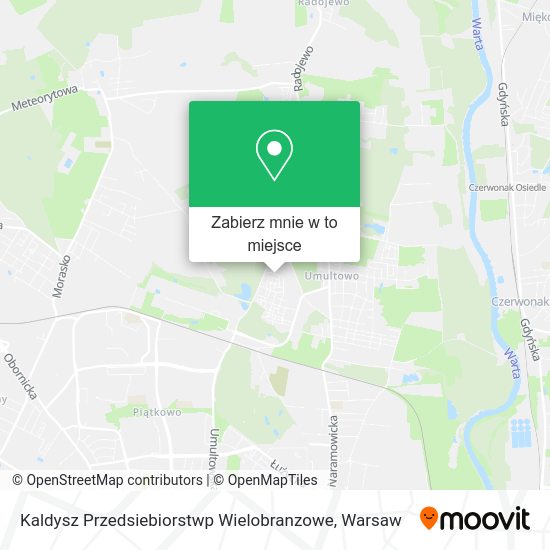 Mapa Kaldysz Przedsiebiorstwp Wielobranzowe