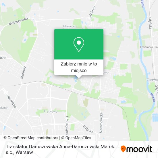 Mapa Translator Daroszewska Anna-Daroszewski Marek s.c.