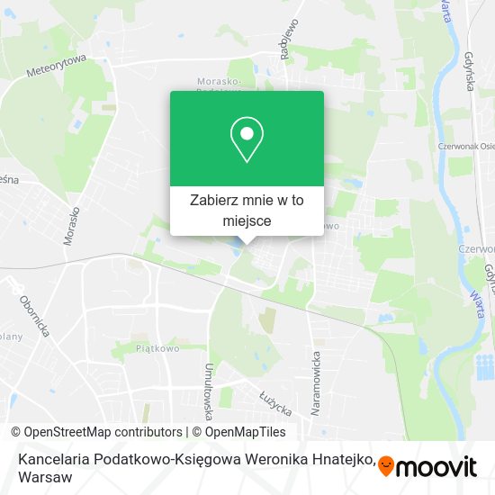 Mapa Kancelaria Podatkowo-Księgowa Weronika Hnatejko