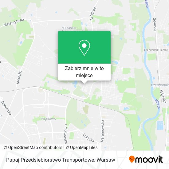 Mapa Papaj Przedsiebiorstwo Transportowe