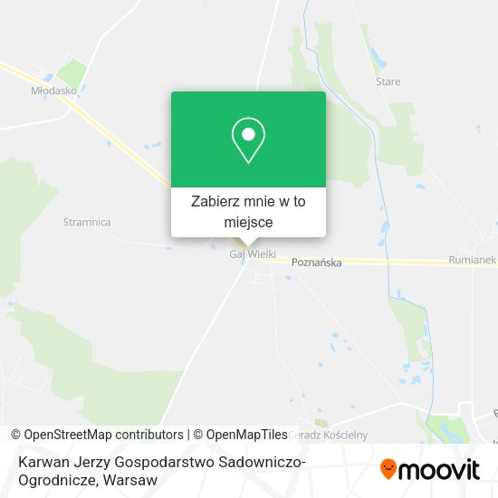 Mapa Karwan Jerzy Gospodarstwo Sadowniczo-Ogrodnicze