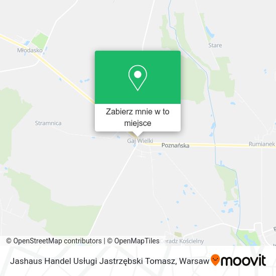 Mapa Jashaus Handel Usługi Jastrzębski Tomasz