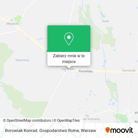 Mapa Borowiak Konrad. Gospodarstwo Rolne