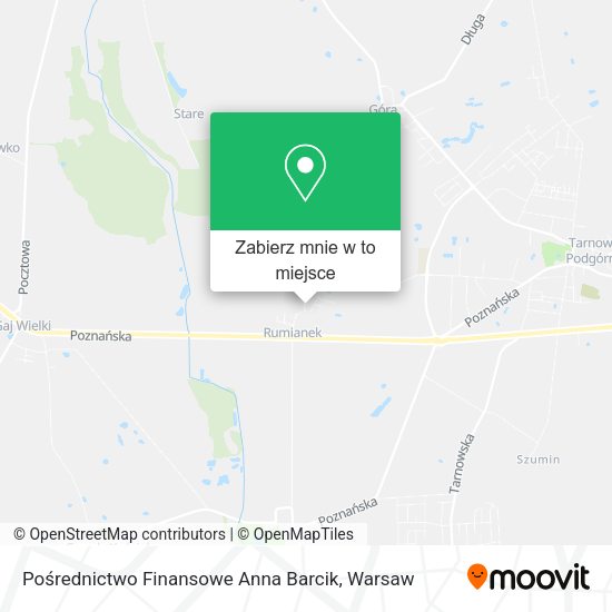 Mapa Pośrednictwo Finansowe Anna Barcik