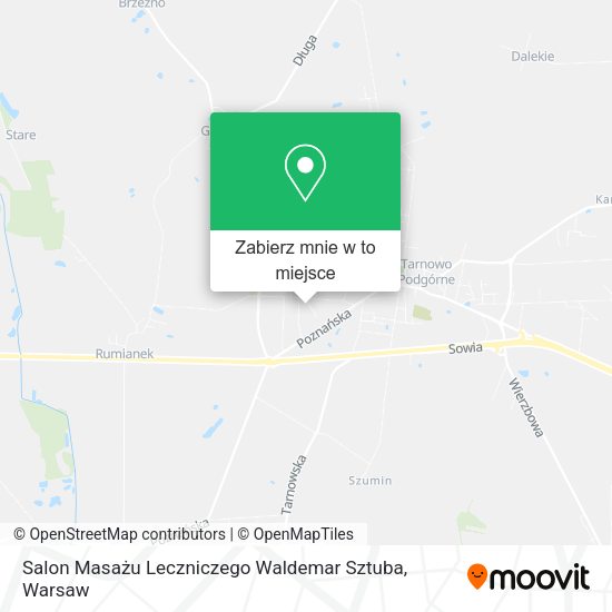 Mapa Salon Masażu Leczniczego Waldemar Sztuba