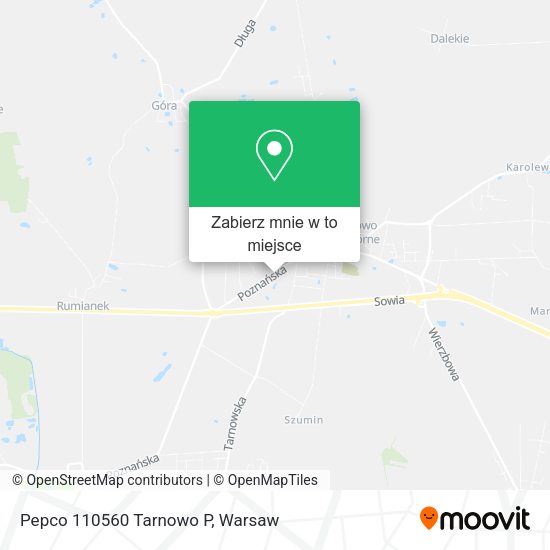 Mapa Pepco 110560 Tarnowo P