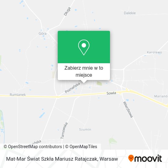 Mapa Mat-Mar Świat Szkła Mariusz Ratajczak