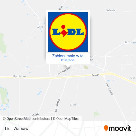 Mapa Lidl