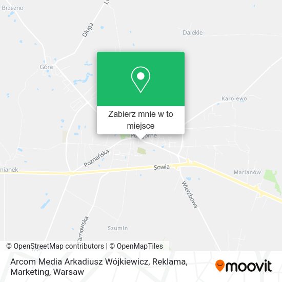 Mapa Arcom Media Arkadiusz Wójkiewicz, Reklama, Marketing