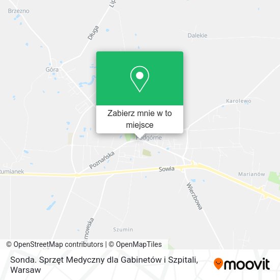 Mapa Sonda. Sprzęt Medyczny dla Gabinetów i Szpitali