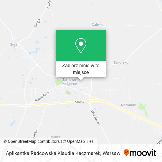 Mapa Aplikantka Radcowska Klaudia Kaczmarek