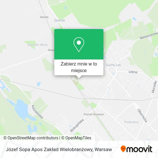 Mapa Józef Sopa Apos Zakład Wielobranżowy