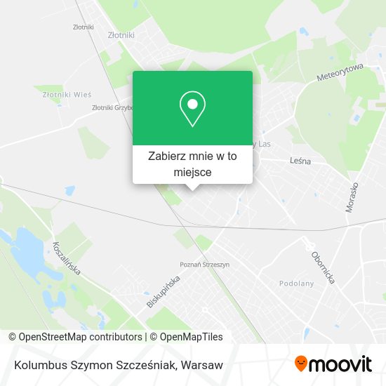 Mapa Kolumbus Szymon Szcześniak