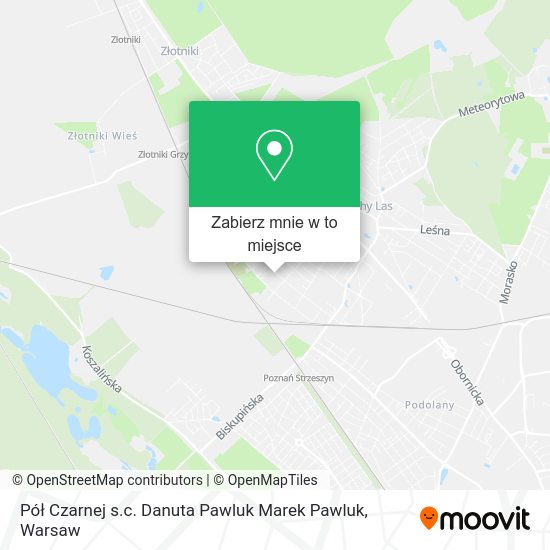 Mapa Pół Czarnej s.c. Danuta Pawluk Marek Pawluk