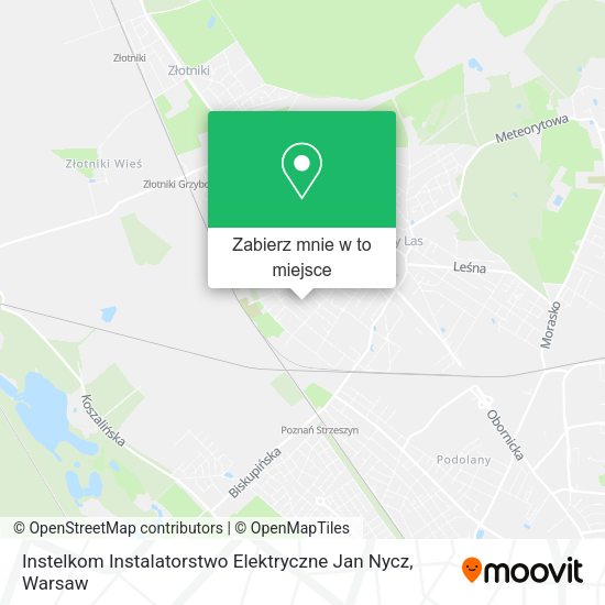 Mapa Instelkom Instalatorstwo Elektryczne Jan Nycz