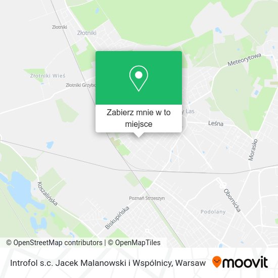 Mapa Introfol s.c. Jacek Malanowski i Wspólnicy