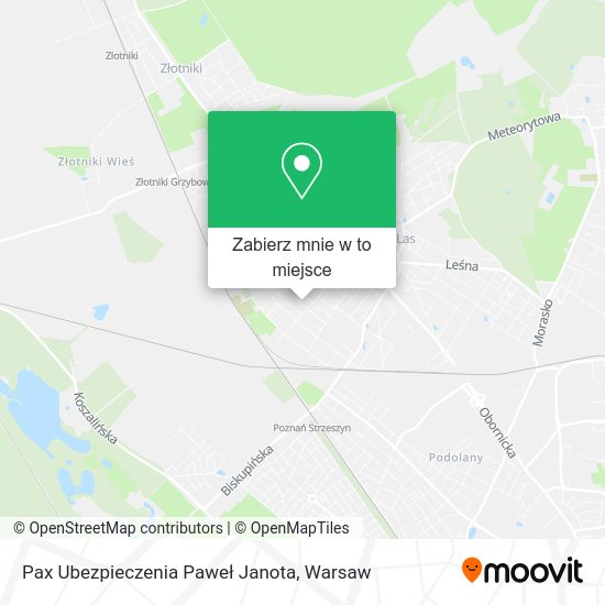 Mapa Pax Ubezpieczenia Paweł Janota