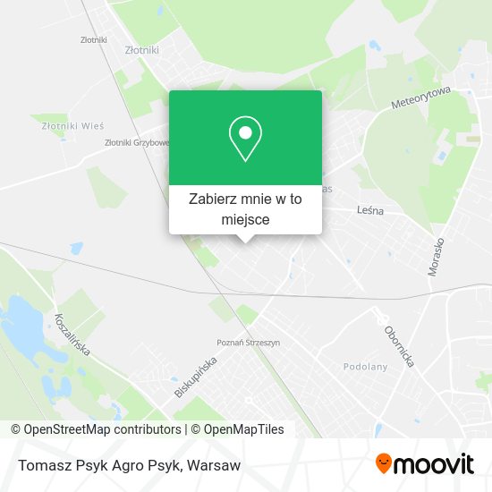 Mapa Tomasz Psyk Agro Psyk