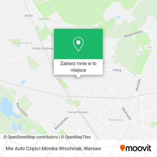 Mapa Mw Auto Części Monika Wrochniak