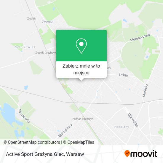 Mapa Active Sport Grażyna Giec