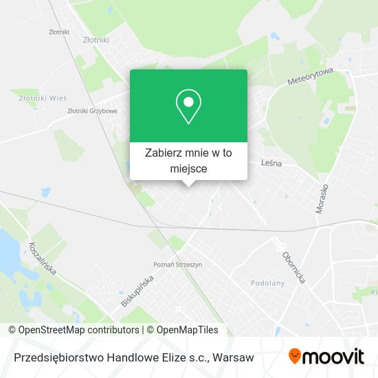 Mapa Przedsiębiorstwo Handlowe Elize s.c.