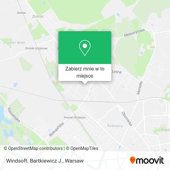 Mapa Windsoft. Bartkiewicz J.