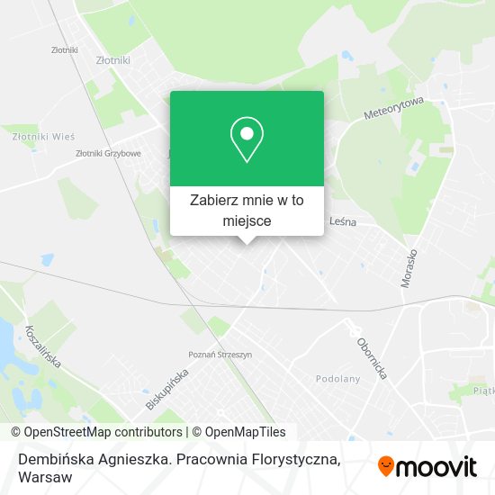 Mapa Dembińska Agnieszka. Pracownia Florystyczna