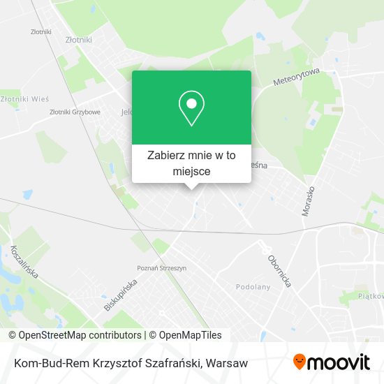 Mapa Kom-Bud-Rem Krzysztof Szafrański