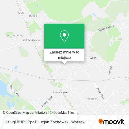 Mapa Usługi BHP i Ppoż Lucjan Żochowski