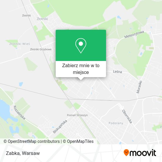 Mapa Zabka