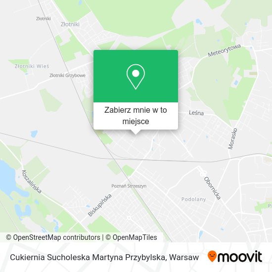 Mapa Cukiernia Sucholeska Martyna Przybylska