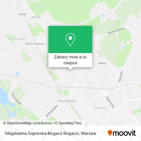 Mapa Magdalena Gajewska-Bogacz Bogaczi