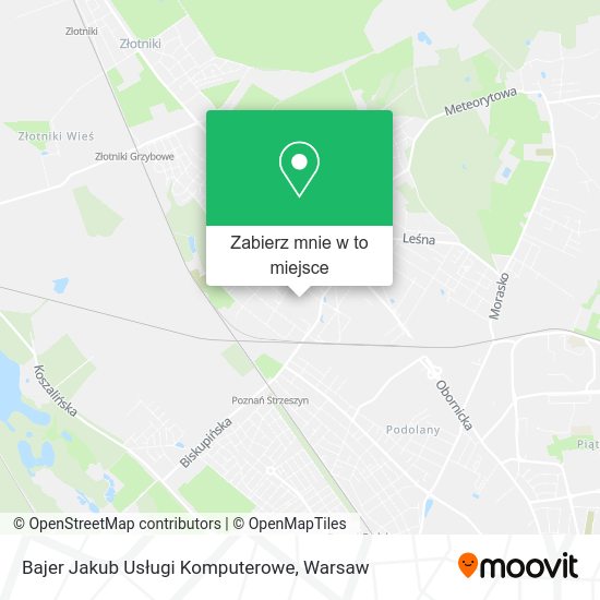 Mapa Bajer Jakub Usługi Komputerowe