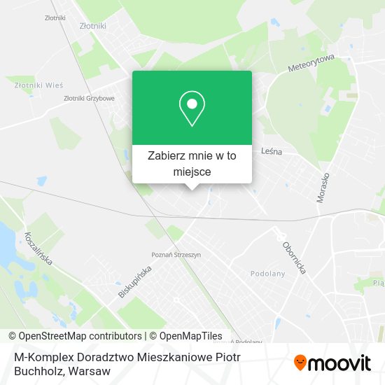 Mapa M-Komplex Doradztwo Mieszkaniowe Piotr Buchholz