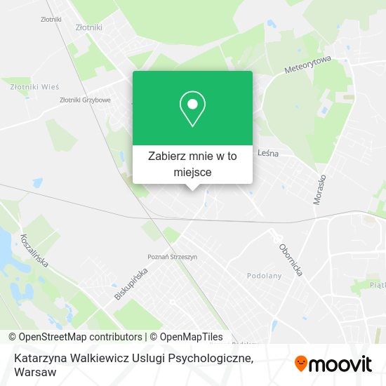 Mapa Katarzyna Walkiewicz Uslugi Psychologiczne