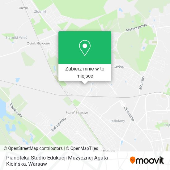 Mapa Pianoteka Studio Edukacji Muzycznej Agata Kicińska