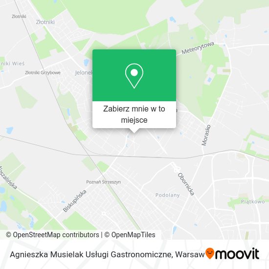 Mapa Agnieszka Musielak Usługi Gastronomiczne